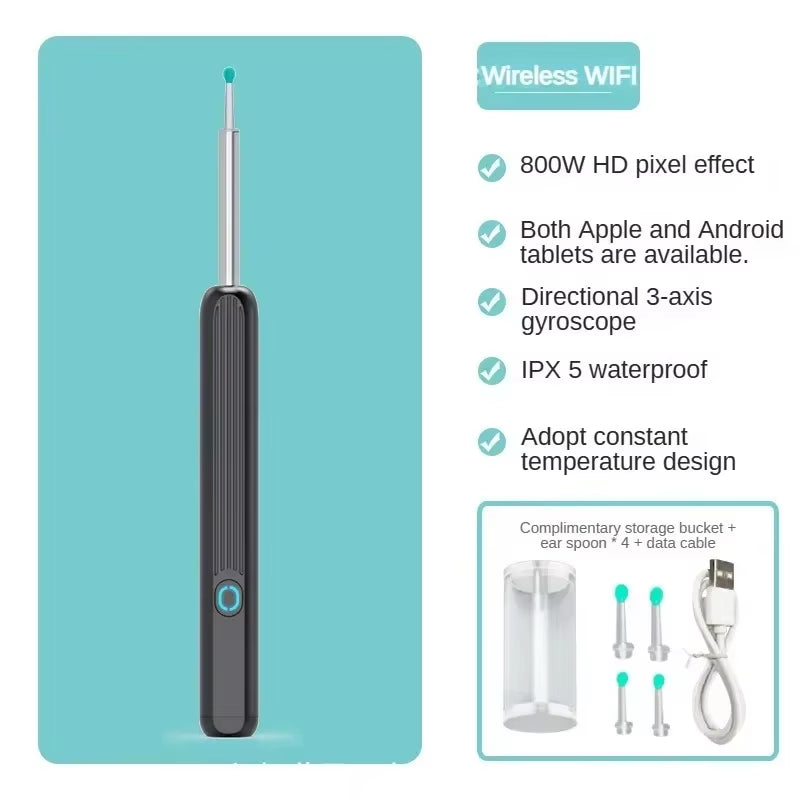 Wireless Wi-Fi Visual Ear Cleaner
