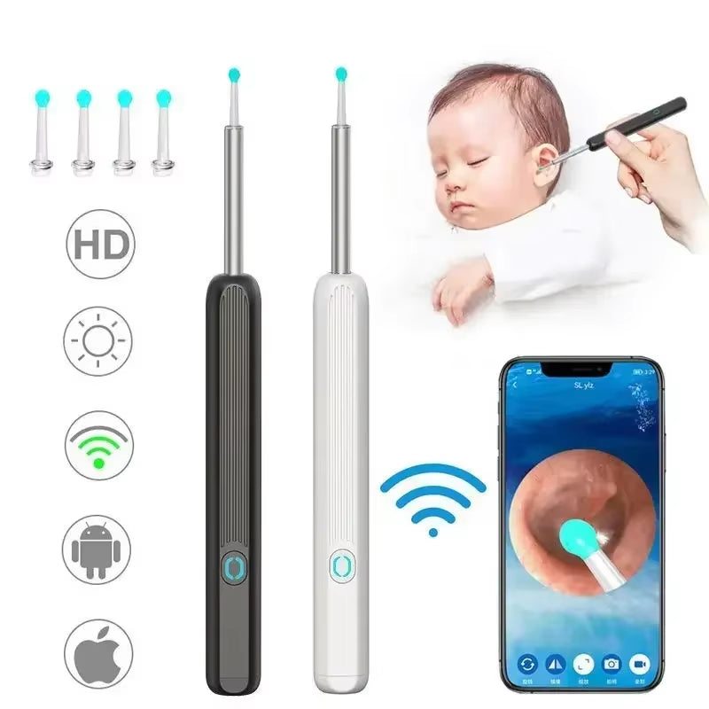 Wireless Wi-Fi Visual Ear Cleaner
